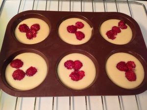 muffins aux framboises