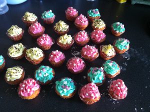 cupcakes multicolores