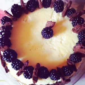 cheesecake aux mûres